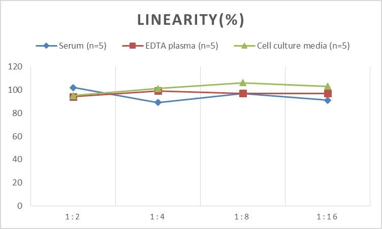 ELISA: Rat DSIP ELISA Kit (Colorimetric) [NBP2-82451] - Samples were spiked with high concentrations of Rat DSIP and diluted with Reference Standard & Sample Diluent to produce samples with values within the range of the assay.