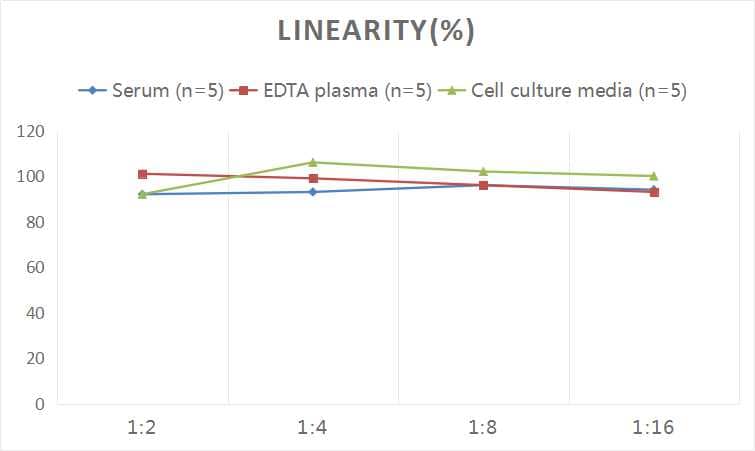 ELISA: Human beta CTX ELISA Kit (Colorimetric) [NBP2-82452] - Samples were spiked with high concentrations of Human beta CTX and diluted with Reference Standard & Sample Diluent to produce samples with values within the range of the assay.