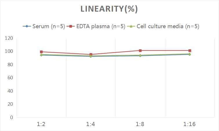 ELISA: Vitamin B6 ELISA Kit (Colorimetric) [NBP2-82486] - Samples were spiked with high concentrations of Vitamin B6 and diluted with Reference Standard & Sample Diluent to produce samples with values within the range of the assay.