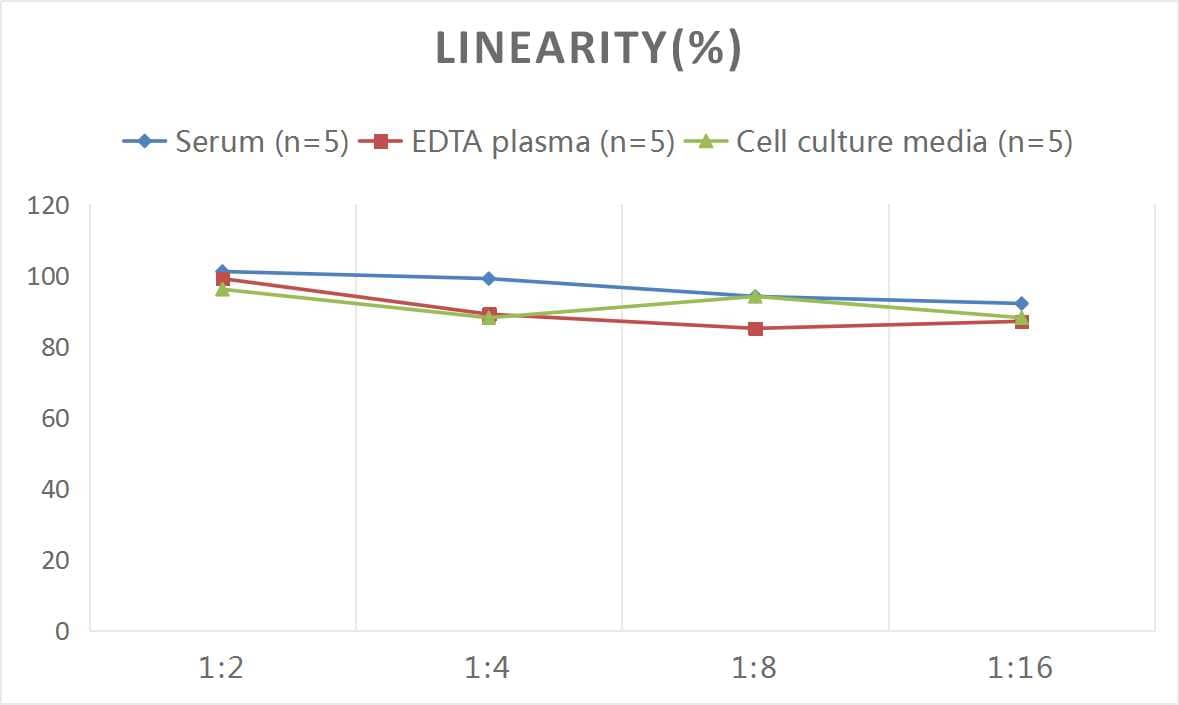 ELISA: Mouse LRP-1 ELISA Kit (Colorimetric) [NBP3-00449] - Samples were spiked with high concentrations of Mouse LRP-1 and diluted with Reference Standard & Sample Diluent to produce samples with values within the range of the assay.