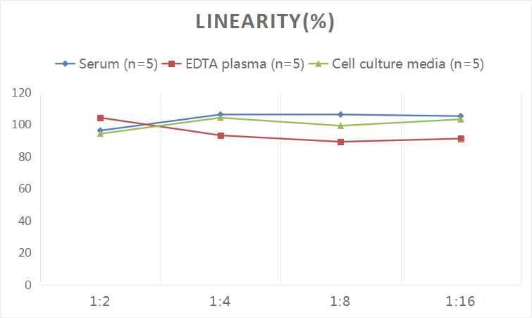 ELISA: Human IL-12 ELISA Kit (Colorimetric) [NBP3-06748] - Samples were spiked with high concentrations of Human IL-12 and diluted with Reference Standard & Sample Diluent to produce samples with values within the range of the assay.