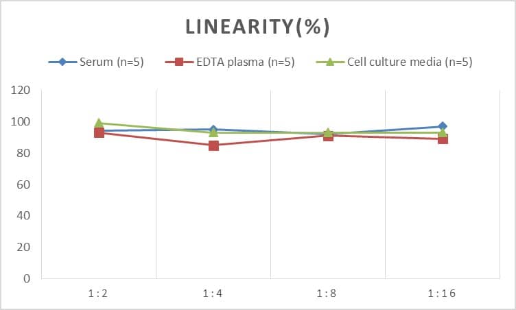 ELISA: Rat CTLA-4 ELISA Kit (Colorimetric) [NBP3-06777] - Samples were spiked with high concentrations of Rat CTLA-4 and diluted with Reference Standard & Sample Diluent to produce samples with values within the range of the assay.