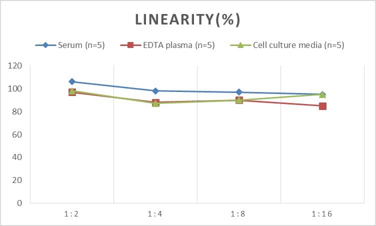 ELISA: Human PCDHB16 ELISA Kit (Colorimetric) [NBP3-08112] - Samples were spiked with high concentrations of Human PCDHB16 and diluted with Reference Standard & Sample Diluent to produce samples with values within the range of the assay.