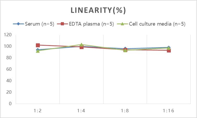 ELISA: Mouse CXCL12/SDF-1 ELISA Kit (Colorimetric) [NBP3-18746] - Samples were spiked with high concentrations of Mouse CXCL12/SDF-1 and diluted with Reference Standard & Sample Diluent to produce samples with values within the range of the assay.