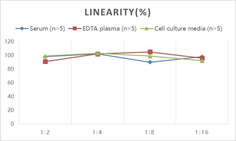 ELISA: Human CCL25/TECK ELISA Kit (Colorimetric) [NBP3-18757] - Samples were spiked with high concentrations of Human CCL25/TECK and diluted with Reference Standard & Sample Diluent to produce samples with values within the range of the assay.