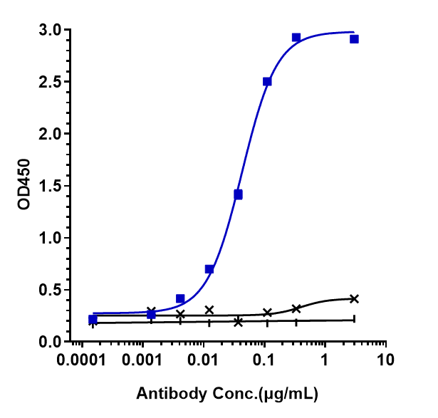 Immobilized human IL 17A FC  at 2 ug/mL can bind IL-17/IL-17A Antibody (secukinumab), EC50=0.04266 ug/mL.