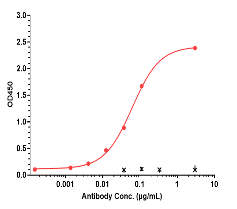 Immobilized Human SLC34A2, VLP at 5 ug/mL can bind SLC34A2 , EC50=0.06175 ug/mL.