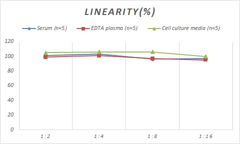 Samples were spiked with high concentrations of Monkey CXCL2/GRO beta/MIP-2/CINC-3, and diluted with Reference Standard & Sample Diluent to produce samples with values within the range of the assay.