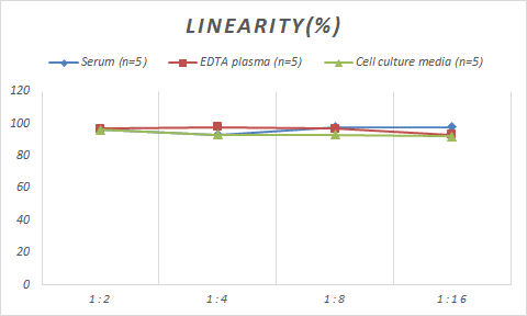 Samples were spiked with high concentrations of Monkey Oncostatin M/OSM, and diluted with Reference Standard & Sample Diluent to produce samples with values within the range of the assay.