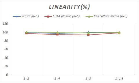 Samples were spiked with high concentrations of Monkey TGF-?, and diluted with Reference Standard & Sample Diluent to produce samples with values within the range of the assay.