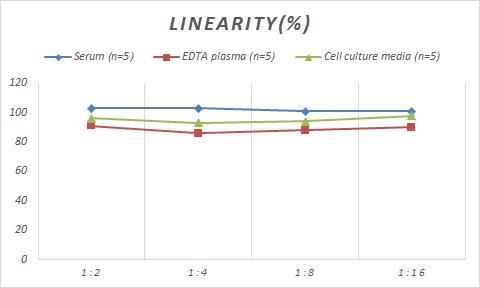 Samples were spiked with high concentrations of Monkey Bcl-2, and diluted with Reference Standard & Sample Diluent to produce samples with values within the range of the assay.