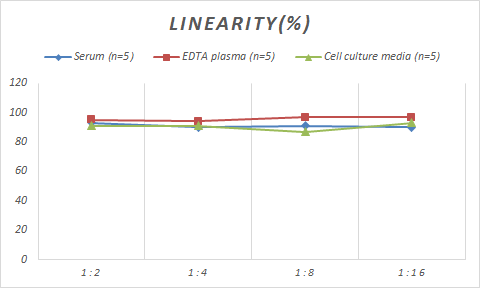 Samples were spiked with high concentrations of Monkey Complement Component C5b, and diluted with Reference Standard & Sample Diluent to produce samples with values within the range of the assay.
