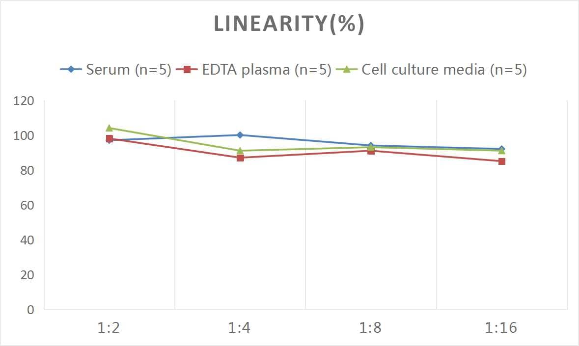 Samples were spiked with high concentrations of Mouse DAO, and diluted with Reference Standard & Sample Diluent to produce samples with values within the range of the assay.