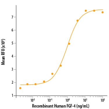 Bioactivity FGF-4 [Unconjugated]